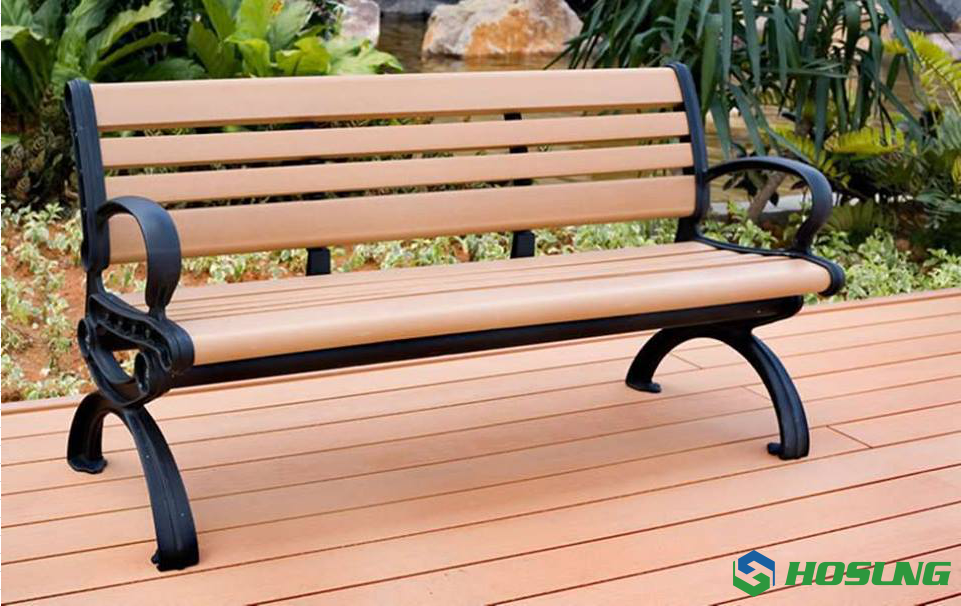 Eco-friendly Outdoor Wood Plastic Composite Bench